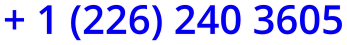 + 1 (226) 240 3605